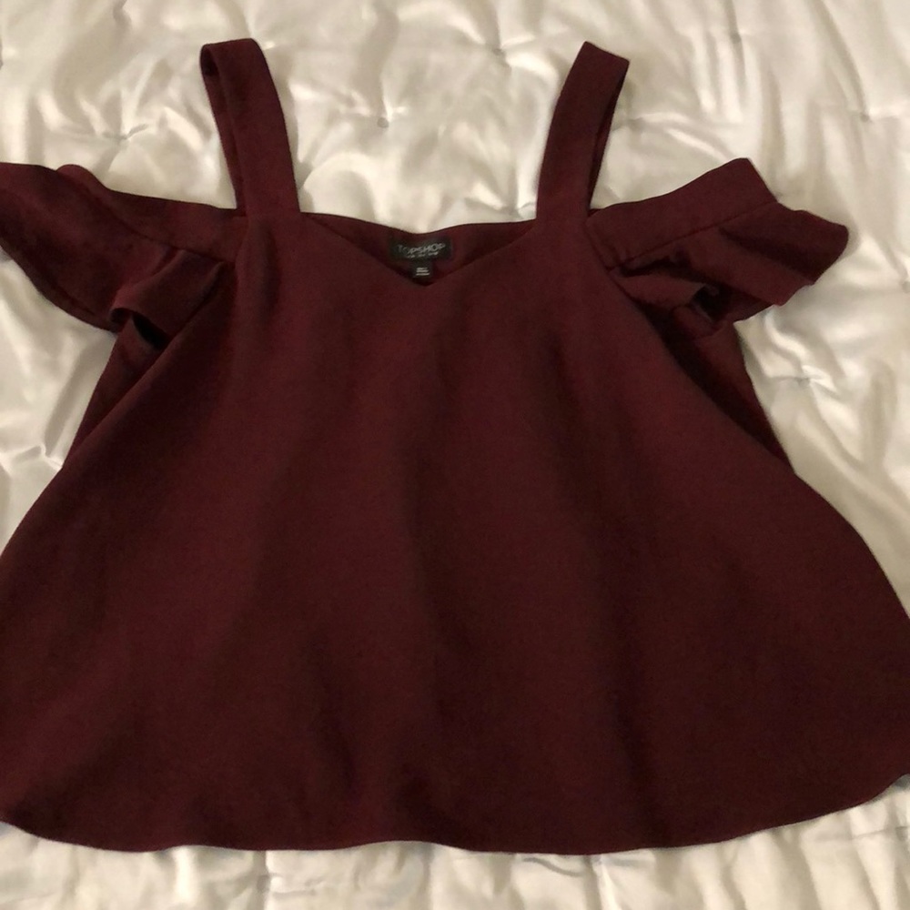 Topshop off the shoulder elegant top - Picture 2 of 4